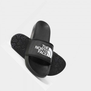 Chanclas The North Face Base Camp Slides Iii Hombre Negros Blancos | 17458-GSJW