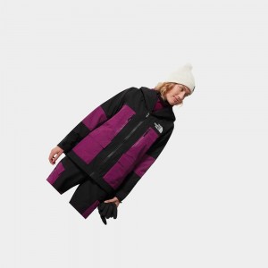 Chaqueta Impermeable The North Face Dragline Mujer Negros Morados | 15964-LFHV