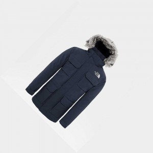 Chaqueta Impermeable The North Face El Norte Hombre Azul Marino Blancos | 81542-IGDU