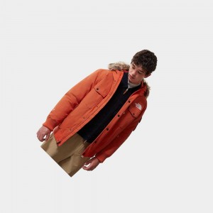Chaqueta Impermeable The North Face Gotham Hombre Naranjas | 03542-XENS