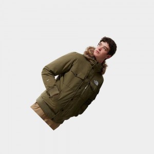 Chaqueta Impermeable The North Face Gotham Hombre Verde Oliva Verdes | 30841-FKSA