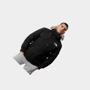 Chaqueta Impermeable The North Face Gotham Hombre Negros | 46520-WPGH