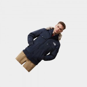 Chaqueta Impermeable The North Face Gotham Hombre Azul Marino | 04239-ZALT