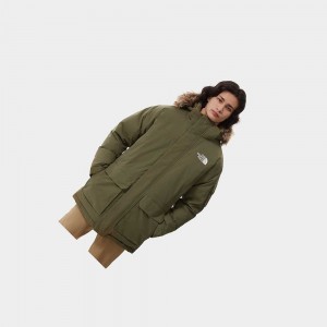 Chaqueta Impermeable The North Face Mcmurdo Hombre Verde Oliva Verdes | 65204-WKAZ