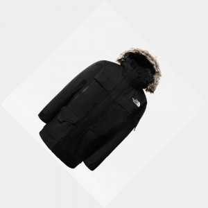 Chaqueta Impermeable The North Face Mcmurdo 2 Hombre Negros Blancos | 83465-HNGR