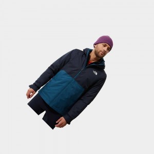 Chaqueta Impermeable The North Face Millerton Hombre Azules Negros | 59628-IKBR