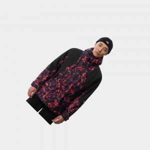Chaqueta Impermeable The North Face Mountain Light Hombre Negros Camuflados | 96384-TYPD