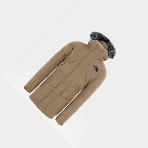 Chaqueta Impermeable The North Face New Peak Hombre Kaki | 58013-IYTZ