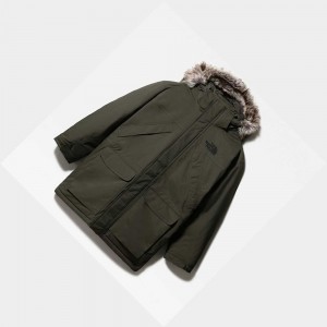 Chaqueta Impermeable The North Face New Peak Hombre Verdes | 39567-RBFS