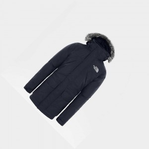 Chaqueta Impermeable The North Face New Peak Hombre Azul Marino Blancos | 82631-DTCA