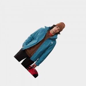 Chaqueta Impermeable The North Face Pinecroft Triclimate Hombre Azules | 15324-TFDE