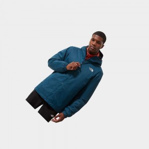 Chaqueta Impermeable The North Face Quest Hombre Azules Negros Blancos | 70583-RFHQ