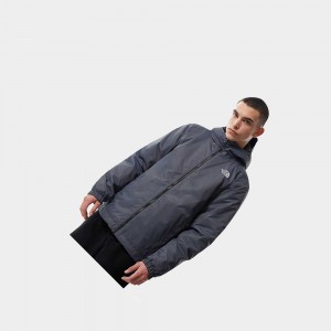 Chaqueta Impermeable The North Face Quest Hombre Grises Negros | 74258-SPUZ