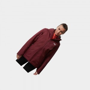 Chaqueta Impermeable The North Face Quest Mujer Rojos | 43609-XFTC
