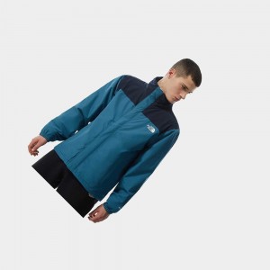 Chaqueta Impermeable The North Face Sangro Hombre Azules | 52730-HWPK