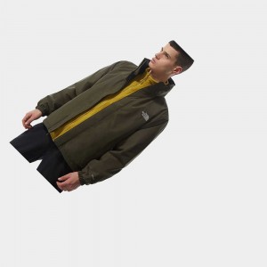 Chaqueta Impermeable The North Face Sangro Hombre Verdes | 87645-BHZF
