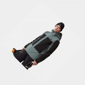Chaqueta Softshell The North Face Apex Flex Snow Futurelight™ Hombre Negros Verdes | 70653-VAZD