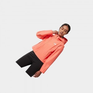 Chaqueta Softshell The North Face Cropped Quest Mujer Naranjas | 49608-MHRP