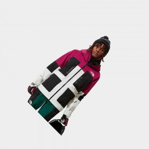 Chaqueta Softshell The North Face Dragline Hombre Rosas Blancos Negros | 03672-CSWQ