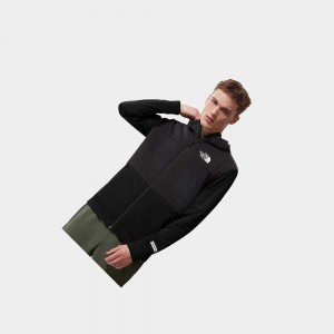 Chaqueta Softshell The North Face Mountain Athletics Hybrid Fleece Hombre Negros | 83754-DYER