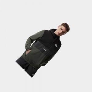 Chaqueta Softshell The North Face Mountain Athletics Wind Anorak Hombre Verde Oliva Verdes | 64208-RSQD
