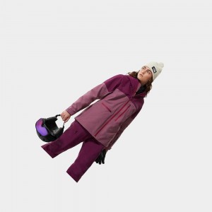 Chaqueta Softshell The North Face Powderflo Futurelight™ Mujer Morados | 06198-JYWK