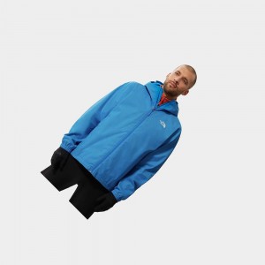 Chaqueta Softshell The North Face Quest Hooded Hombre Azules Negros | 97231-LNMP