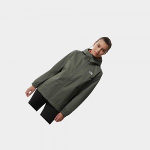 Chaqueta Softshell The North Face Quest Hooded Mujer Negros | 67540-GQNS