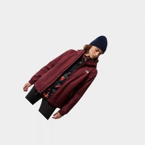 Chaqueta Softshell The North Face Quest Hooded Mujer Rojos | 04827-ZDOF