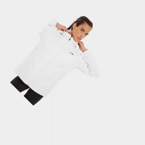 Chaqueta Softshell The North Face Quest Hooded Mujer Blancos Grises | 64238-FRDG