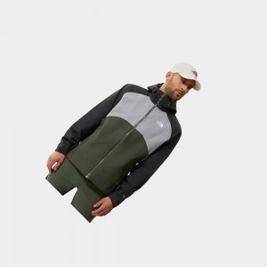 Chaqueta Softshell The North Face Stratos Hooded Hombre Grises | 45378-VZKI