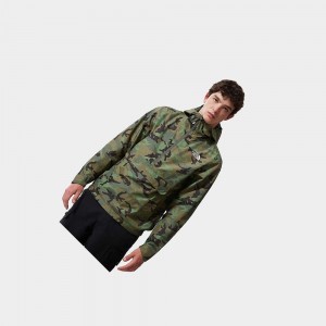 Chaqueta Softshell The North Face Waterproof Fanorak Hombre Camuflados | 63802-EPAG