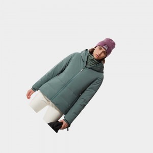 Chaquetas Aislantes The North Face Cirque Mujer Verdes | 96385-RNVA