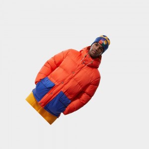 Chaquetas Aislantes The North Face Colour Block Sierra Hombre Azules Dorados | 91852-VFOQ