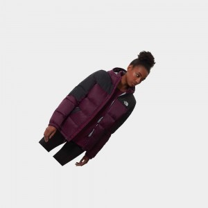 Chaquetas Aislantes The North Face Diablo Hooded Mujer Morados | 83695-BVPC