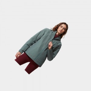 Chaquetas Aislantes The North Face Dryzzle Futurelight™ Mujer Verdes | 51670-NHAZ