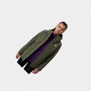 Chaquetas Aislantes The North Face Inlux Mujer Verde Oliva Verdes | 07826-UIBA