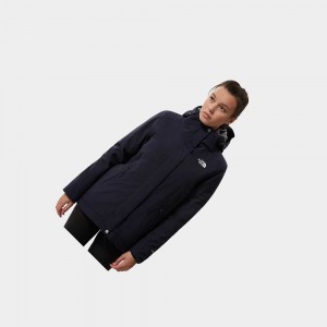 Chaquetas Aislantes The North Face Inlux Mujer Azul Marino | 49130-MWCS