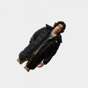 Chaquetas Aislantes The North Face Long Hombre Negros | 52938-TJGW