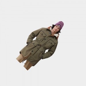 Chaquetas Aislantes The North Face M66 Fishtail Hombre Verde Oliva Verdes | 59672-ISJG