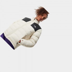 Chaquetas Aislantes The North Face Massif Mujer Blancos Negros | 78261-VDOW