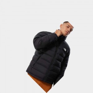 Chaquetas Aislantes The North Face Massif Hombre Negros Blancos | 83765-SHGJ