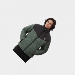 Chaquetas Aislantes The North Face Saikuru Hombre Verdes Negros | 05196-GQOS