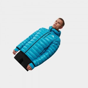 Chaquetas Aislantes The North Face Summit Hooded Hombre Azules | 70183-PKFW