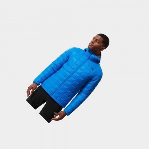 Chaquetas Aislantes The North Face Thermoball™ Eco Hooded Hombre Azules | 14276-LOKC
