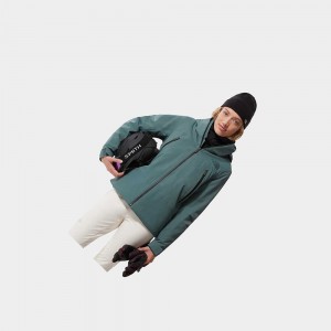 Chaquetas De Esquí The North Face Lenado Mujer Verdes | 86354-PAOQ