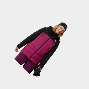 Chaquetas De Esquí The North Face Pallie Mujer Negros Morados | 95021-ELHO