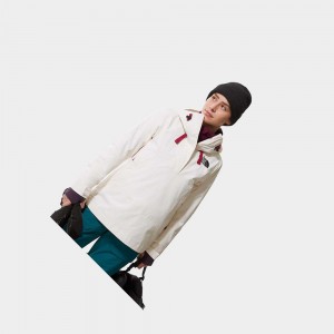 Chaquetas De Esquí The North Face Tanager Fanorak Mujer Blancos | 38472-ETRI