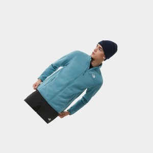 Chaquetas De Lana The North Face 100 Glacier Full-zip Hombre Azules | 70952-ARUC