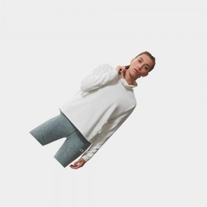 Chaquetas De Lana The North Face Active Trail Basin Funnel Neck Top Mujer Blancos | 60251-XTCO